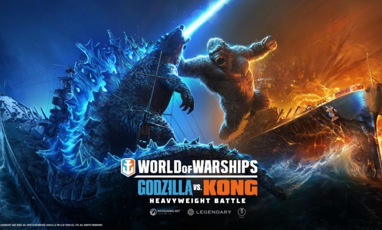 Godzilla e Kong World of Warships