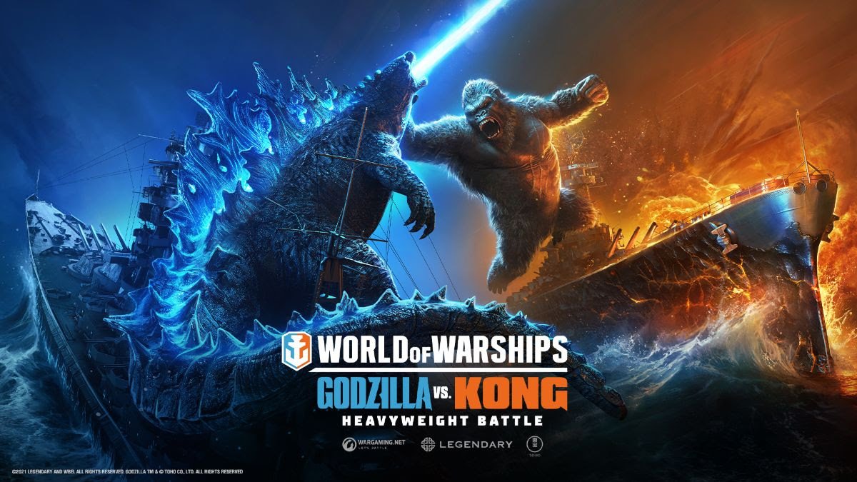 Godzilla e Kong World of Warships