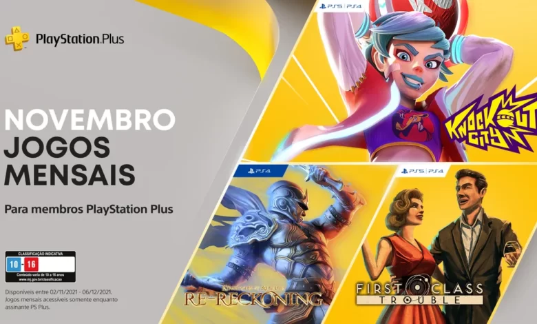 PSN plus novembro