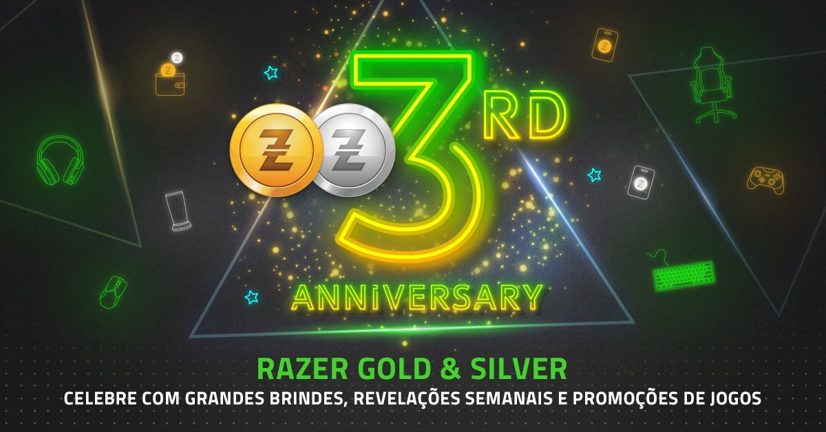 aniversário do Razer Gold