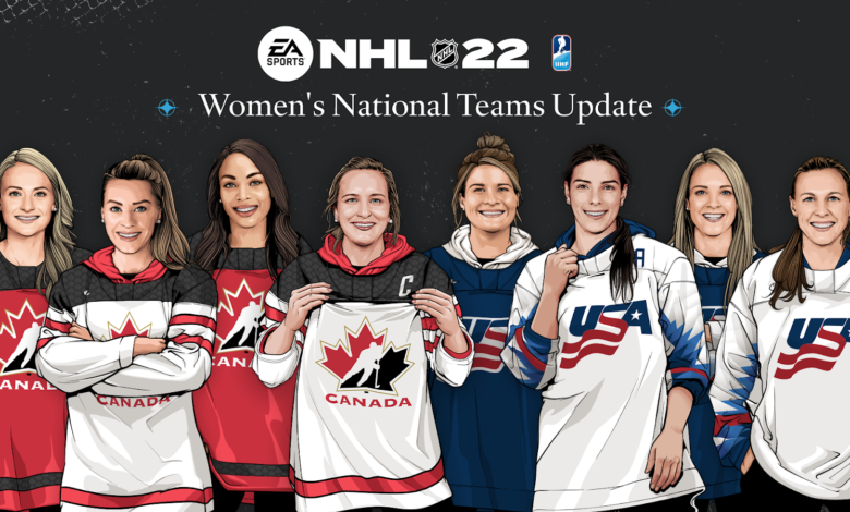 NHL 22 recebe as primeiras equipes femininas jogáveis