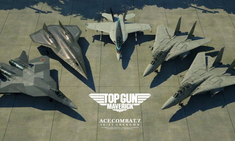 Ace Combat 7: Skies Unkown recebe DLC de Top Gun Maverick Aircraft