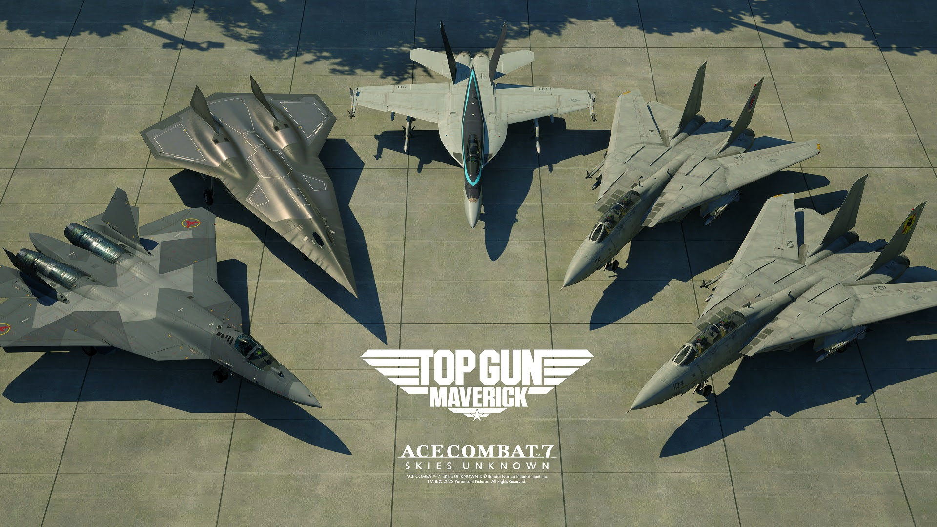 Ace Combat 7: Skies Unkown recebe DLC de Top Gun Maverick Aircraft